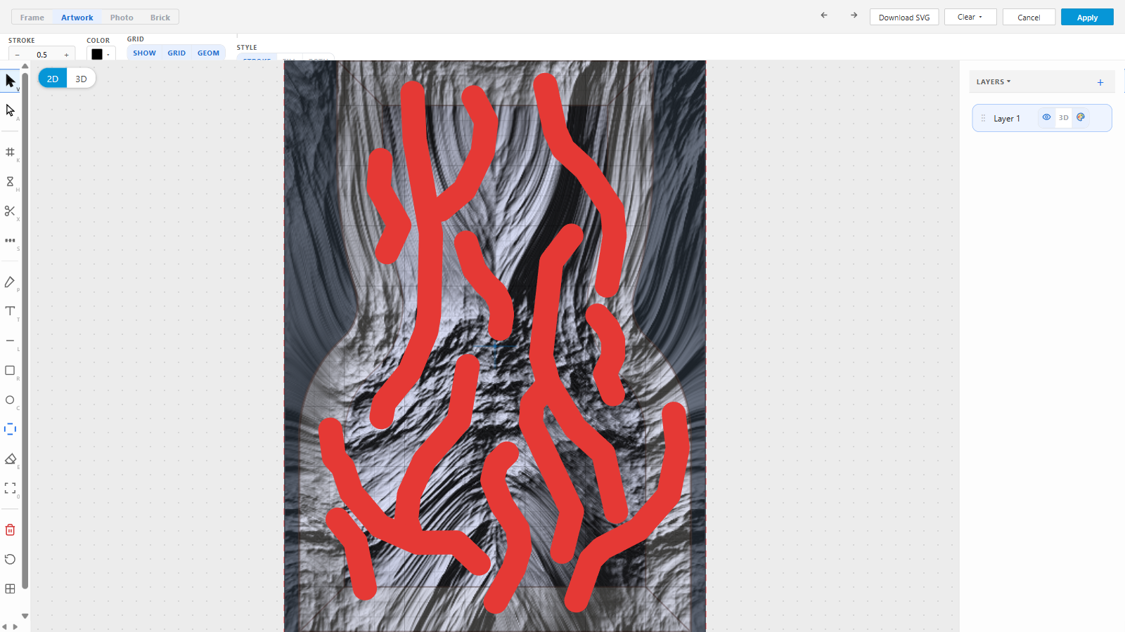 B-Spline SVG CAD Editor